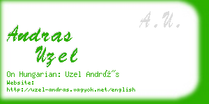 andras uzel business card